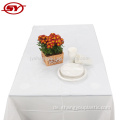 Einweg-kundenspezifische weiße PEVA-Tischdecke